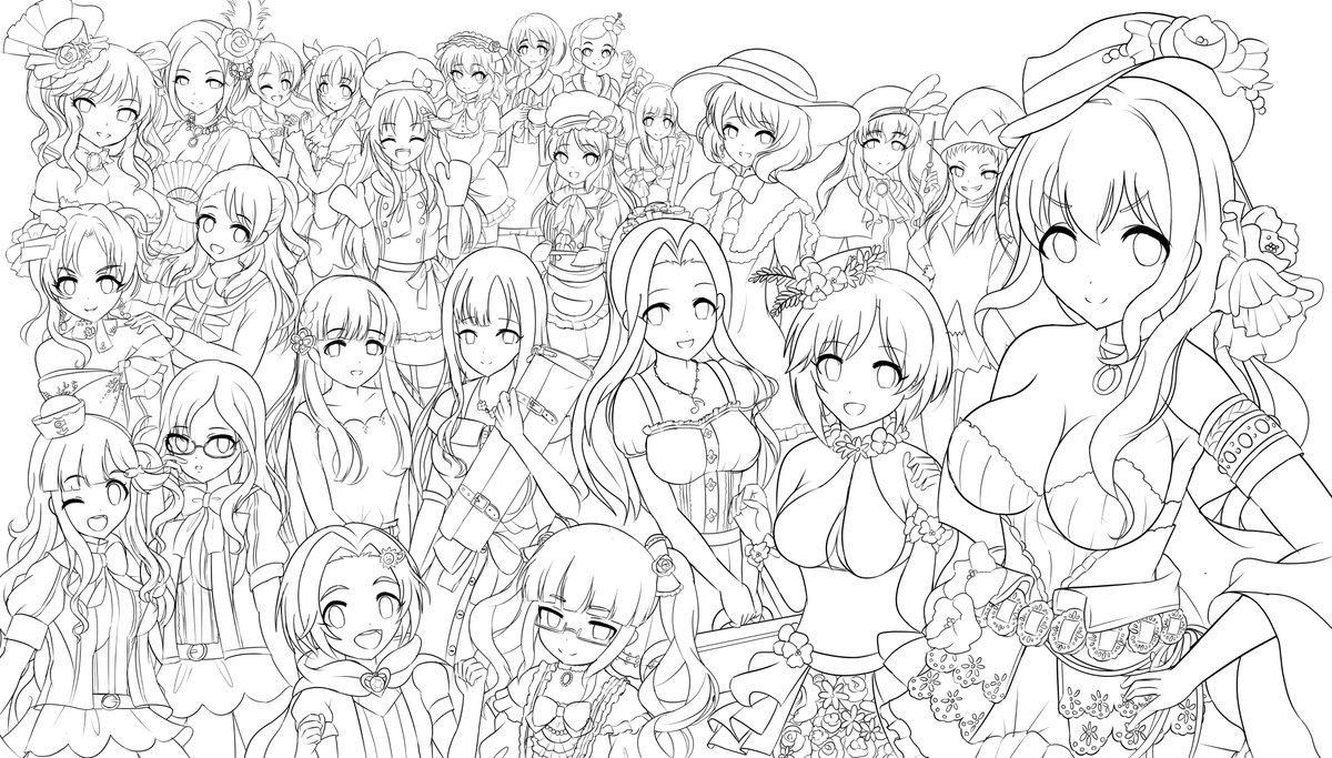 線画できたぁ! 