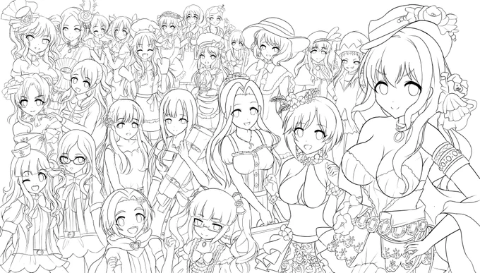 線画できたぁ! 