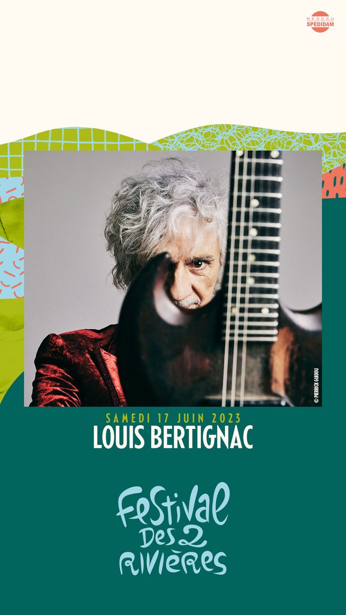 🎸 LOUIS BERTIGNAC 🎸
Louis Bertignac Officiel  sera sur la Grande Scène du <a href="/Festival/">Festival Pants</a> des 2 rivières le 𝘀𝗮𝗺𝗲𝗱𝗶 𝟭𝟳 𝗷𝘂𝗶𝗻 𝗽𝗿𝗼𝗰𝗵𝗮𝗶𝗻 à 𝗟𝗮 𝗙𝗲𝗿𝘁𝗲-𝘀𝗼𝘂𝘀-𝗝𝗼𝘂𝗮𝗿𝗿𝗲 (𝟳𝟳). 

#lafertesousjouarre #paysdebrie #festivaldes2rivieres #fertejazzfestival