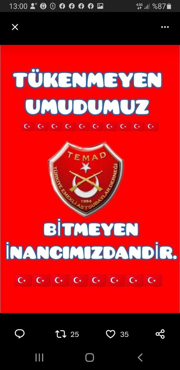 AzizAhmet0's tweet photo. #HedefTazminat
Durmak yok, Yola devam,
Hep Destek, Tam Destek 
Astsubaylar,
Hep Beraber Tek Yürek.
@RTErdogan @tcbestepe @mustafaelitas @yilmaz_ismet58 @tcsavunma @DurgenHamza https://t.co/gA0ASpw4dX