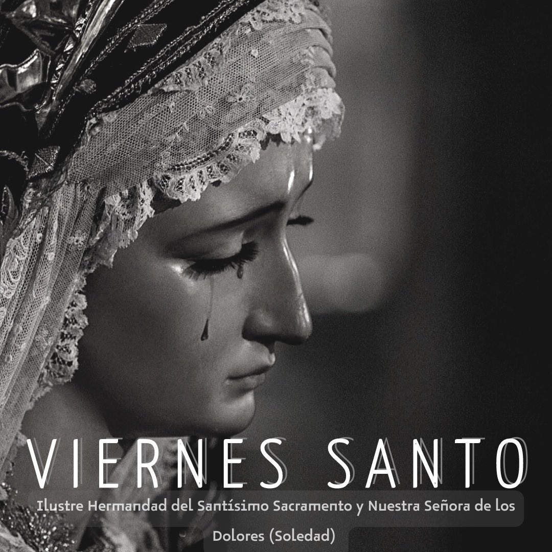 sacraredemptio's tweet photo. •VIERNES SANTO•

Hoy, Viernes de Dolores, y a tan sólo una semana, tenemos el inmenso placer de anunciar el acuerdo llegado con la Hermandad (@Soledad_almeria) para que sea nuestra música la que acompañe el discurrir de esta Hermandad por las calles de Almería el Viernes Santo. https://t.co/tIaoWtGjoN