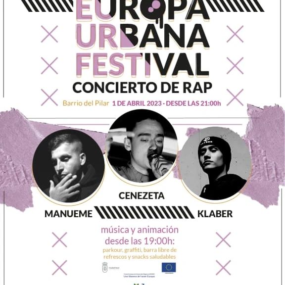AYTO_CIUDADREAL's tweet photo. El Ayuntamiento de Ciudad Real organiza la jornada “Europa urbana festival” en el barrio del Pilar el sábado 1 de abril a partir de las 19.00 horas para celebrar la regeneración de la zona gracias a los fondos europeos FEDER

Más información en:
https://t.co/KjZWYt1pDg https://t.co/gkEaTeF1k8