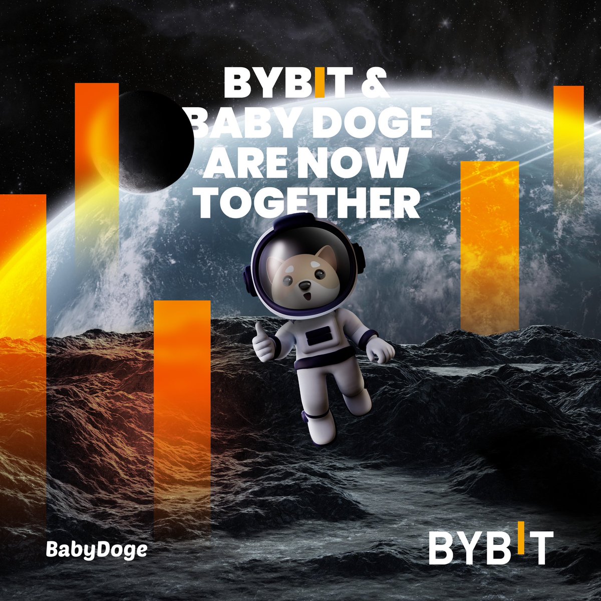 Our newest exchange listing is <a href="/Bybit_Official/">Bybit</a> !

Bybit is ranked #6 in the world overall 

Headquartered in Singapore exposing #BabyDoge to millions of users and institutions across Asia and 160+ countries 

Bybit holds over $3 billion of assets and has a proof of reserves 🔥