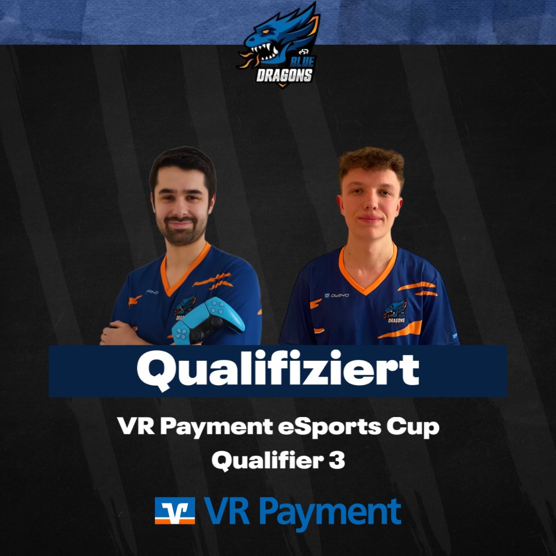 Dragons dont like to come alone. After the succesfull Qualification from <a href="/JstinFIFA/">B04_Jstin</a> last week, <a href="/Paul_dg9/">Paul</a> and <a href="/thaa_DEUS/">thaa_DEUS</a> also Qualified for the Offline Final at the 15th April in Frankfurt. Well done, Dragons 🐉