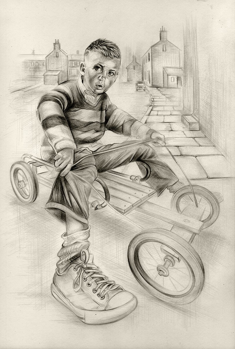 CraigEverett20's tweet photo. 'Bogie’ Pencil Sketch for future Painting
https://t.co/oBogIIDzMm
#CraigEverett @GrimArtGroup #contemporaryart #NostalgicArt #nostalgia #loweryesque #englishpub #NorthernArt #GrimArtGroup #urbanart #Bogie #gokart #streetscene #pencil #drawing https://t.co/bkMUDWEIPQ