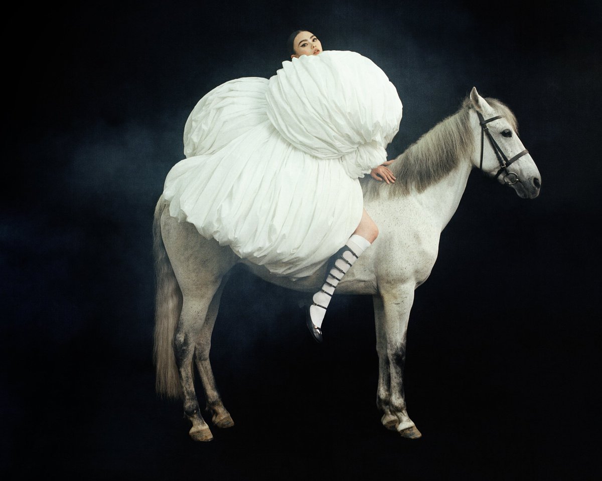 ignifenyx's tweet photo. fashion and art. he cong for marie claire china april 2023 by leslie zhang https://t.co/GaYEjbgjYb
