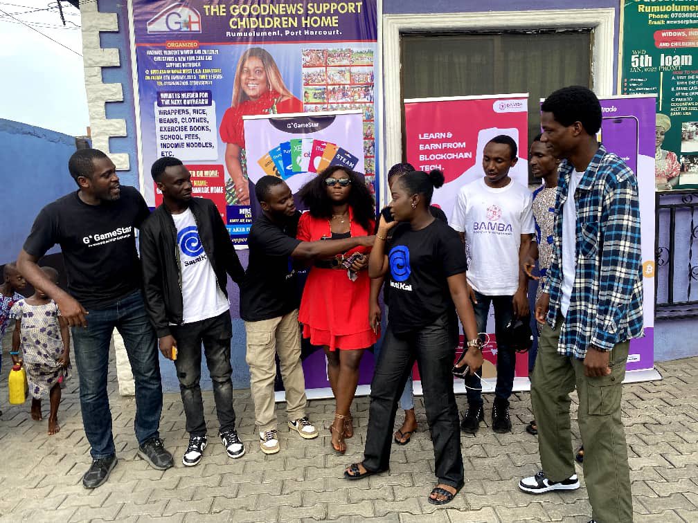 BambaGlobal's tweet photo. The BAMBA Global &amp; Sauti Kali ‘1 DAY OUTREACH TO ORPHANAGE’ held on the 25th March, 2023 was a recorded and historic success. 

The event was aimed at teaching and exposing the beautiful minds about the existence of the blockchain technology and its possibilities. https://t.co/1nOjx7rYwX