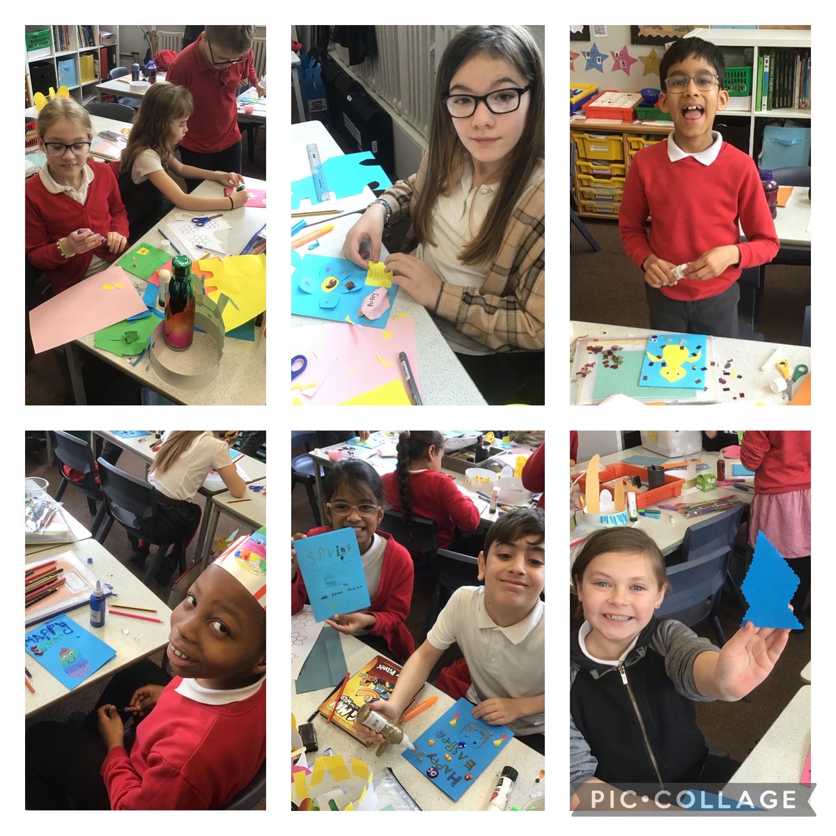 knightontmet's tweet image. Today Lothair Class (Y4) made Spring cards - they had fun using their creativity character mucle! #springtimefun