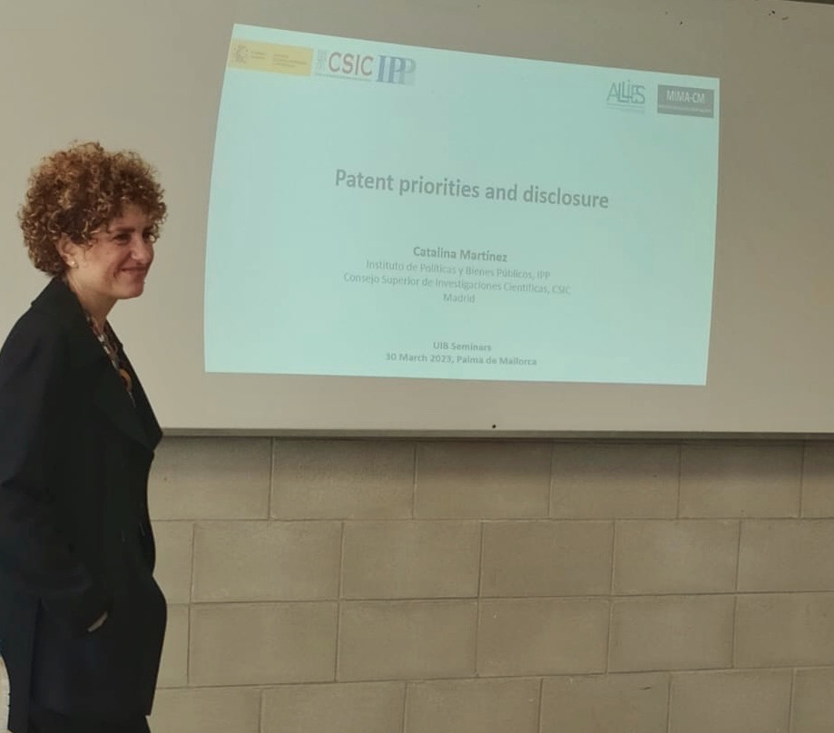 Today, at @UIB_Business and @FEE_UIB, we had the pleasure of attending the seminar titled 'Patent Priorities and Disclosure,' delivered by Catalina Martínez from @IPP_CSIC.

Follow our seminars👇🏼

dee.uib.es/Investigacio/S…

#SeminarsDEE #academy #fridaymood