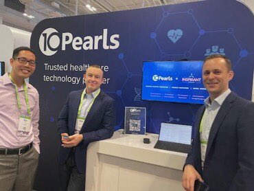 TenPearls's tweet photo. It was amazing to be at #ViVE2023 with the team and our 𝘶𝘯𝘤𝘰𝘯𝘴𝘶𝘭𝘵𝘢𝘯𝘵𝘴 (@InspirantGrp) connecting with clients &amp; friends - new &amp; old.

We are thankful for new friendships &amp; to those who stopped by our booth, we enjoyed the conversations &amp; hope to see you again soon! https://t.co/VPTkPyJIbV