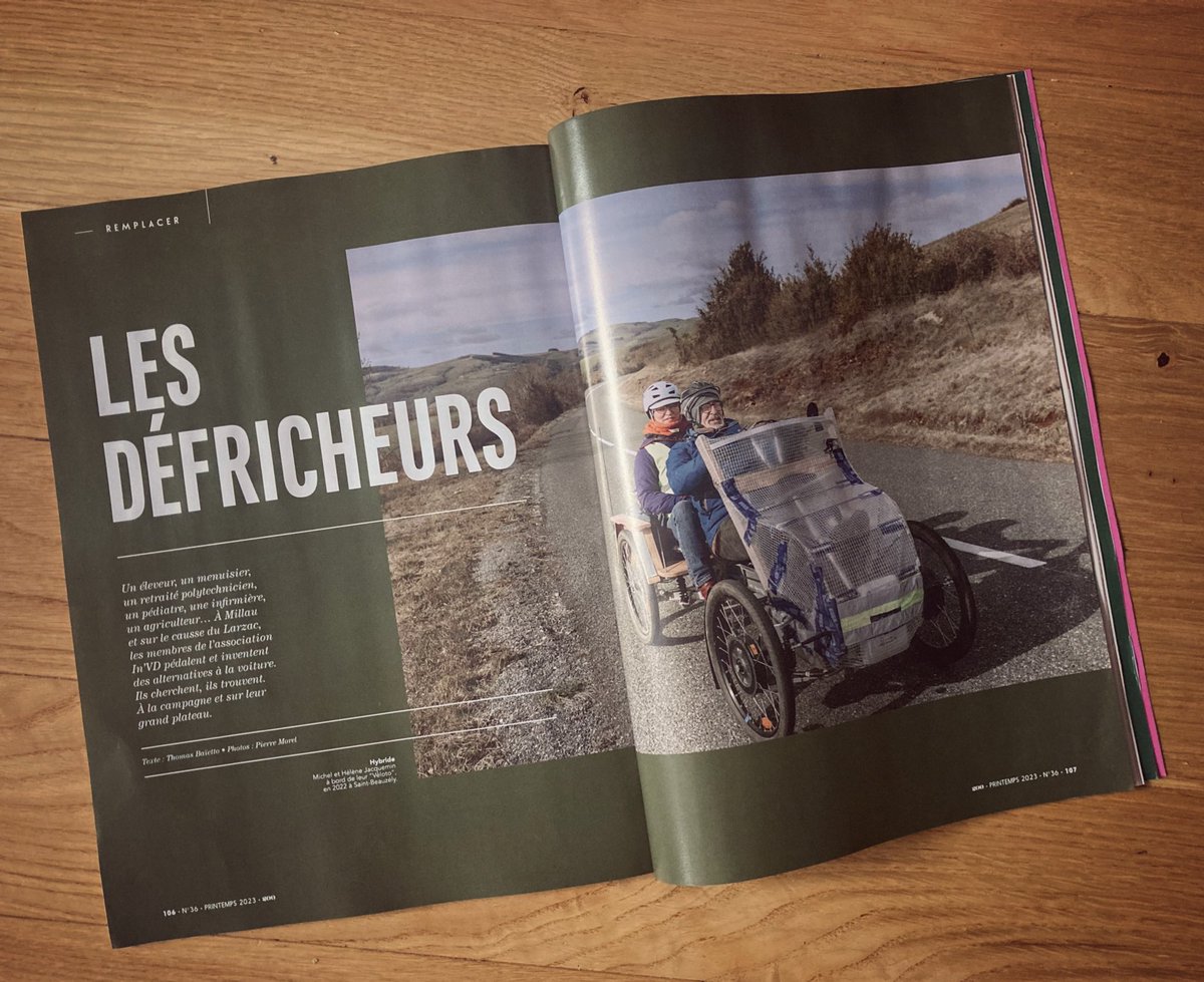 🚴🏻‍♂️🔥Très heureux de décliner pour le magazine 200 notre reportage sur le vélo et les véhicules intermédiaires en Aveyron, réalisé en 2022 avec <a href="/pierremorel/">Pierre Morel</a>.

Une version longue, dans un style un peu différent, à découvrir le 6 avril en kiosque. #climat #transports