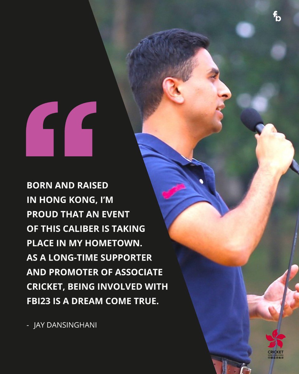 🎙Introducing your comms team

Another addition for this year's comms is <a href="/JayDansinghani/">Jay Dansinghani 🏏</a>

Jay is our 🇭🇰 resident commentator who specialises in associate and women’s cricket. He’s a self-professed ‘scholar’ of associate cricket &amp; we’re thrilled to have him!
#FBI23 | #fairbreak