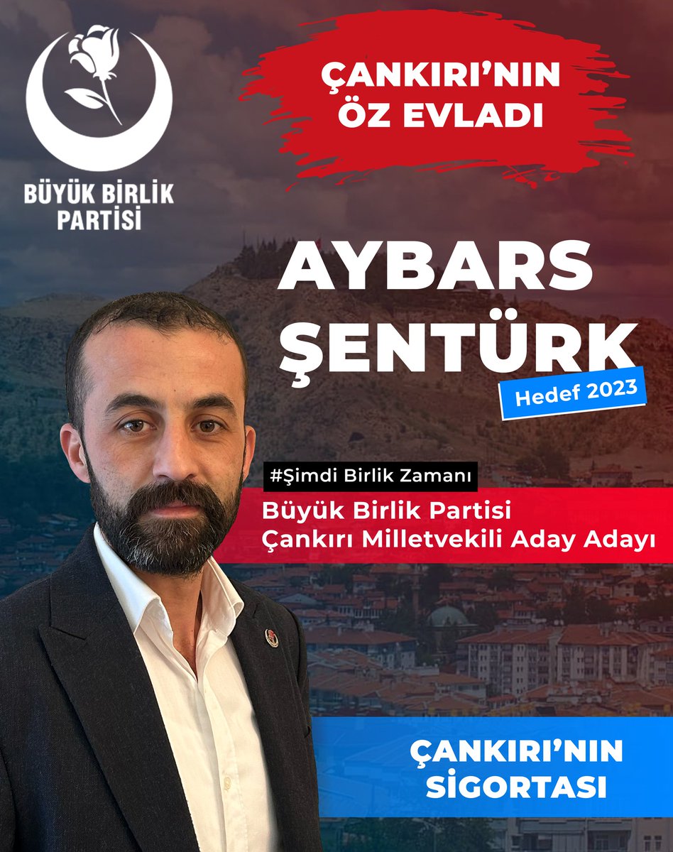 aybarssenturk's tweet photo. "Sevdamız Çankırı"
#BBP #BüyükBirlikPartisi #BBPMeclise #AlperenlerMeclise #ÇankırınınSigortasıBBP #TürkiyeninSigortasıBBP #Çankırı #Atkaracalar #Bayramören #Eldivan #Ilgaz #Kızılırmak #Korgun #Kurşunlu #Orta #Şabanözü #Yapraklı #Çardaklı #Dodurga #Saçak #Yaylakent https://t.co/Hev910kiOa