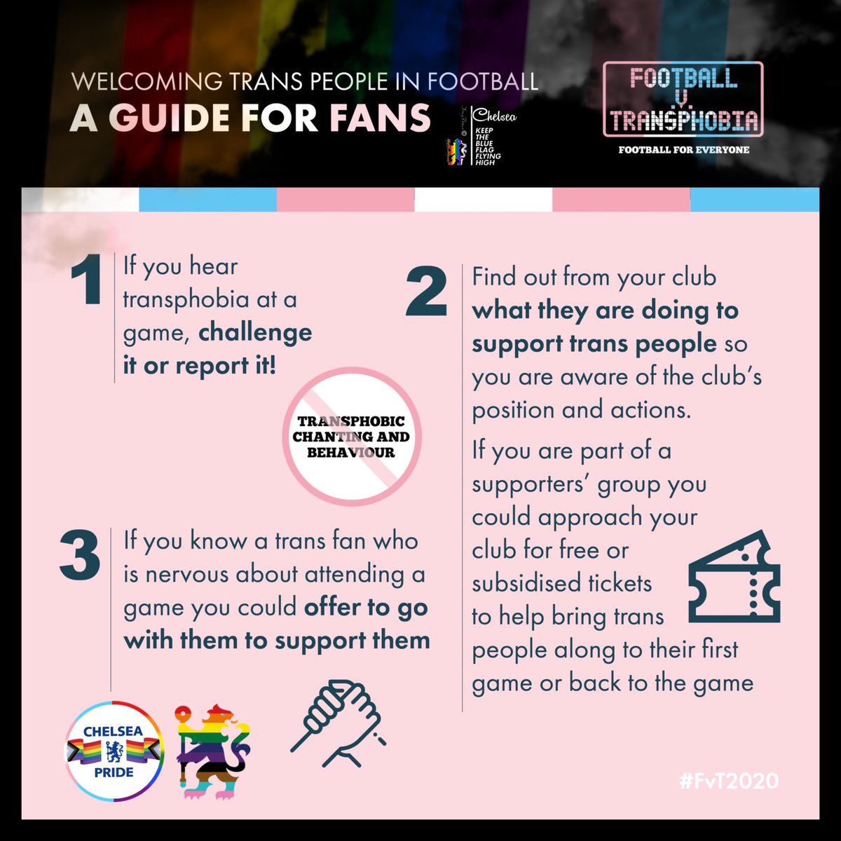 SpursLGBT's tweet photo. 🏳️‍⚧️ Today is #TransDayOfVisibility⁠ ⁠⁠ ⁠ 
🏳️‍⚧️ We must stand up against the daily onslaught our trans siblings face
🏳️‍⚧️ It shouldn’t have to take great strength and courage to be visible or to be yourself
🏳️‍⚧️ Football is a place where we all come together 
#TDOV #WithTheT #FvT2023 https://t.co/53yfwrXCdS