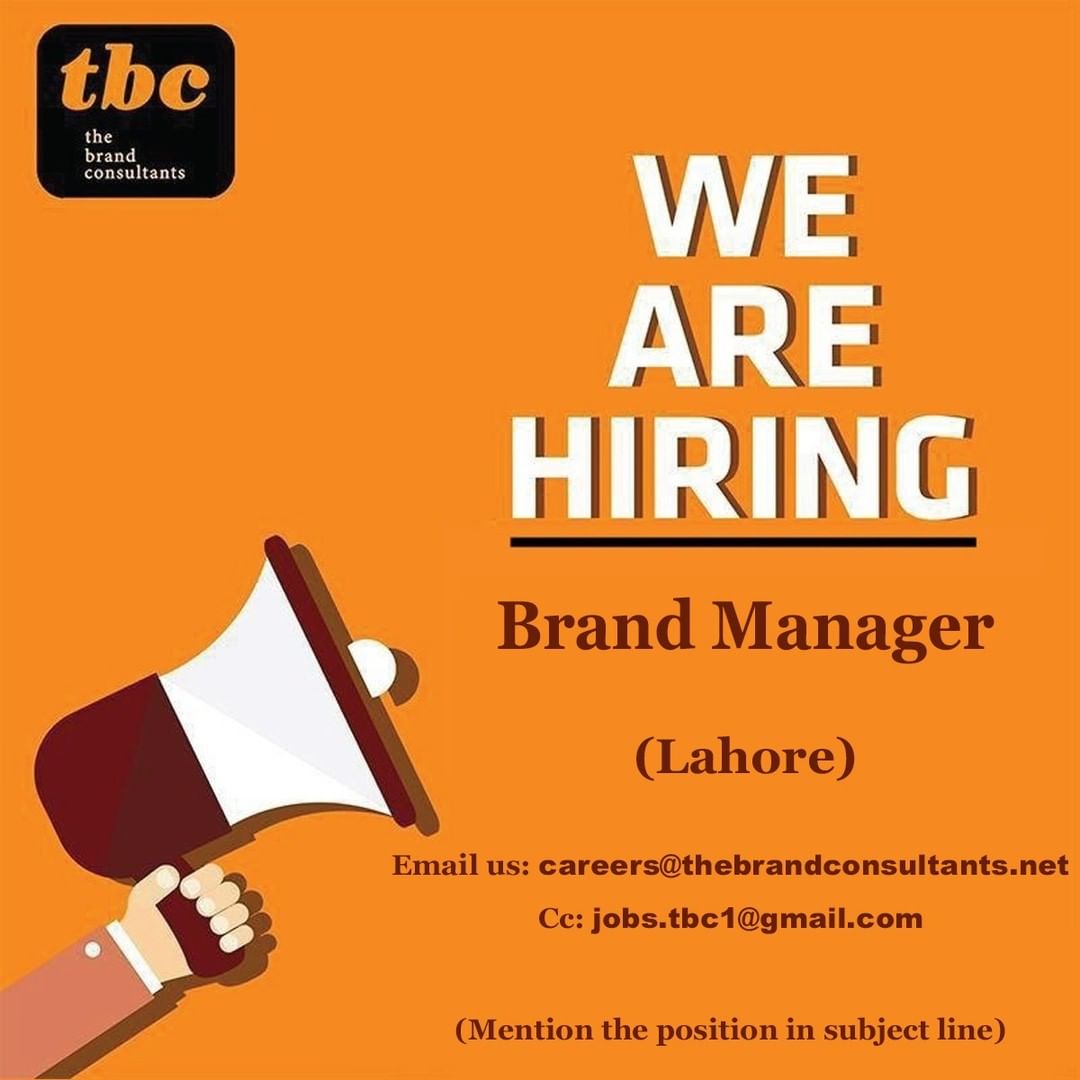 HIRING: “Brand Manager” for FMCG Sector Organization in Lahore

-4-5 years of relevant experience
-MBA/BBA in Marketing

#TheBrandConsultants #BrandManager #branding #fmcg #fmcgsector #fmcgjobs #marketing #business #businessadministration #globaloutsourcing #hrservices #newhiring