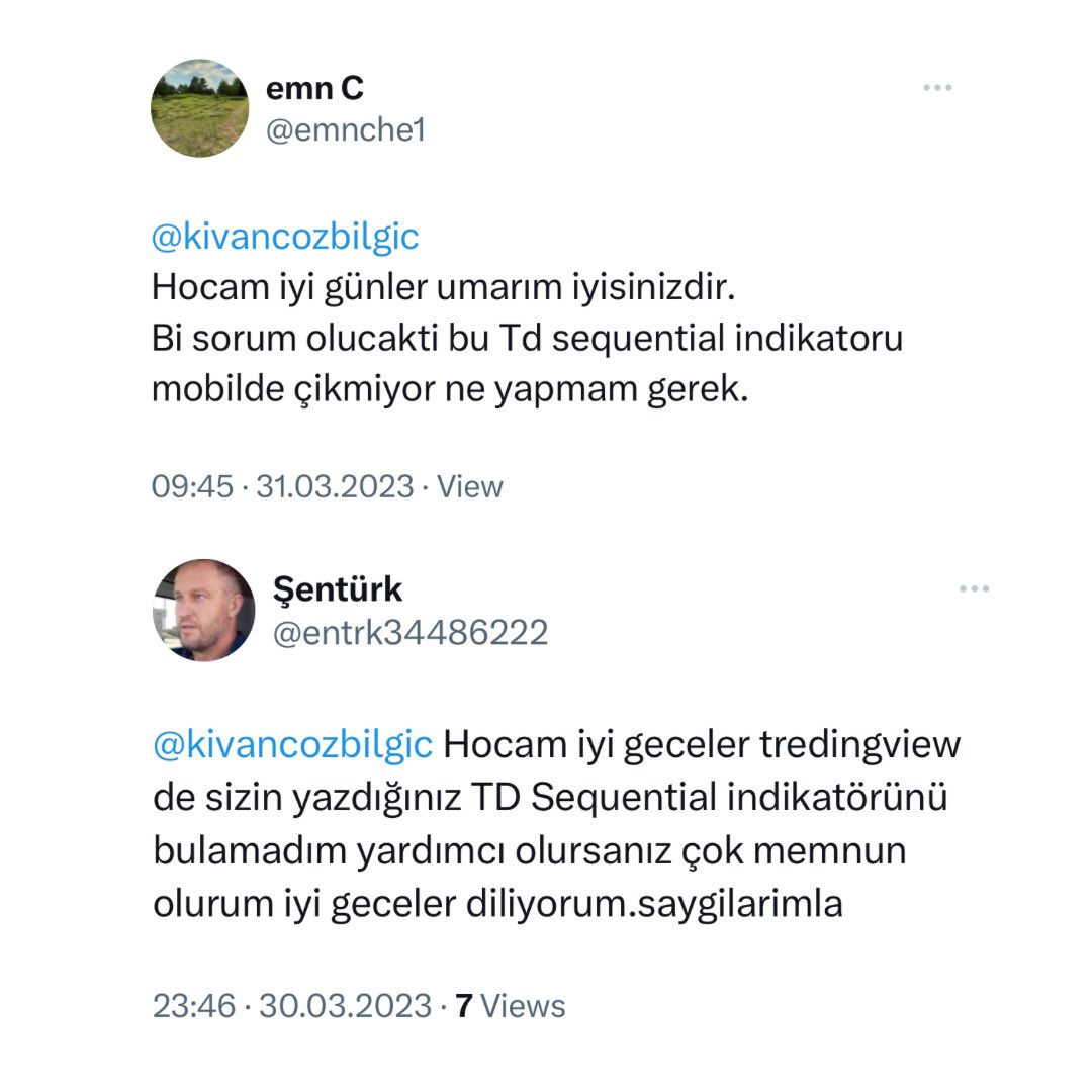 kivancozbilgic's tweet photo. 📉TD Sequential’ın adı, TradingView platformunda değiştirilmek zorunda kaldı…

Yeni adı:
📈Trend Reversal Predictor

Linki:
🌐https://t.co/n0d9fiwMl2

Anlatım videosu:
TD SEQUENTIAL İNDİKATÖRÜ ve Trading Sistemi
🎬https://t.co/yDwjGpgU4c

Matriks tarafında bir değişiklik yok. 👍🏻 https://t.co/HKo0NNdie2