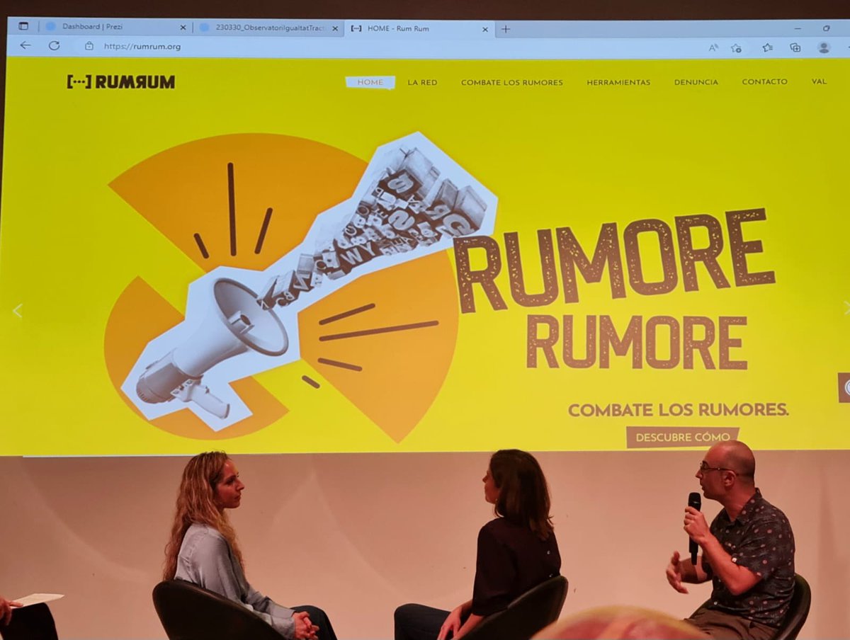 calcsicova's tweet photo. 🗯️ Pilar Devesa, responsable de comunicació del @ComiteVLC, participa en representació de #CALCSICOVA en la presentació de “#RUMRUM”, la Xarxa Valenciana Antirumors. https://t.co/RCK0KMIUsV