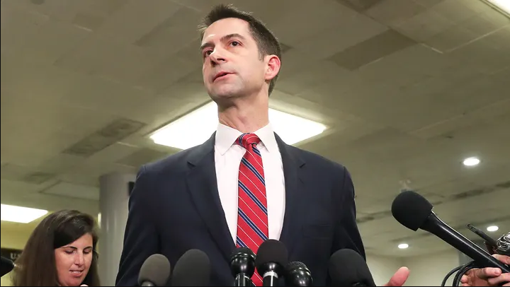 tysnetwork's tweet photo. Tom Cotton introduced the most sweeping legislation to date cracking down on Chinese purchases of U.S. land, calling for a full ban on those associated with China from buying any real estate on American soil.I'm just interested in whether this land can be distributed to Americans https://t.co/yBsWuppxht