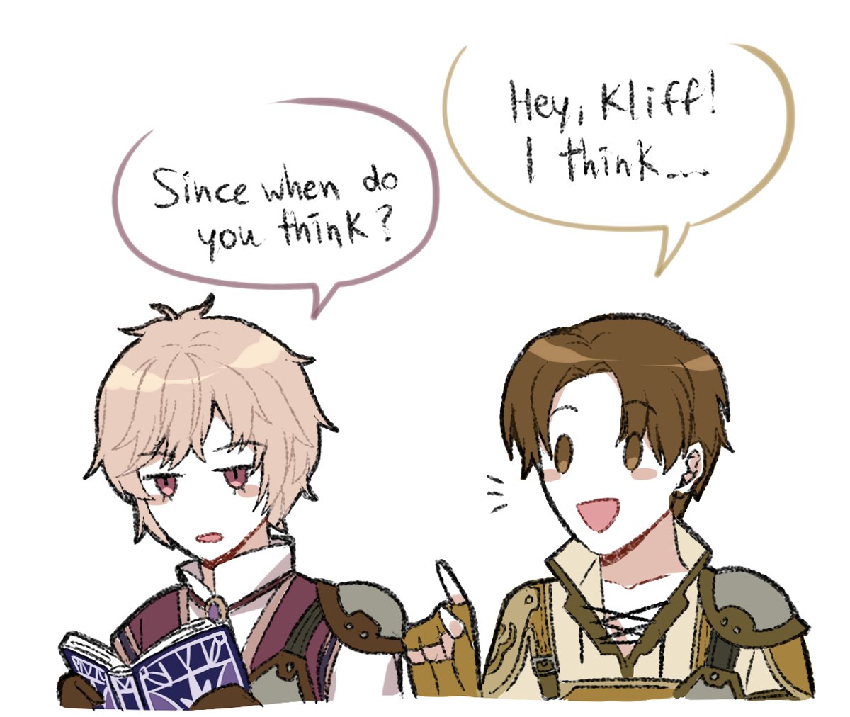 I didn't expect people liking my Tobin/Kliff content uee
Here is a small doodle👍 