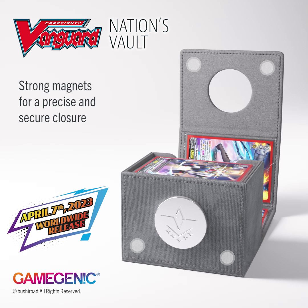 Gamegenic_'s tweet photo. That's not all! Our brand-new NATION'S VAULT for Cardfight!! Vanguard has even more features! Strong magnets ensure a safe closure and keep your valuable deck securely protected!
What feature do you like best? Let us know!π
#gamegenic #nationsvault #bushiroad @cfvanguard_en https://t.co/IDn8Q99yv5