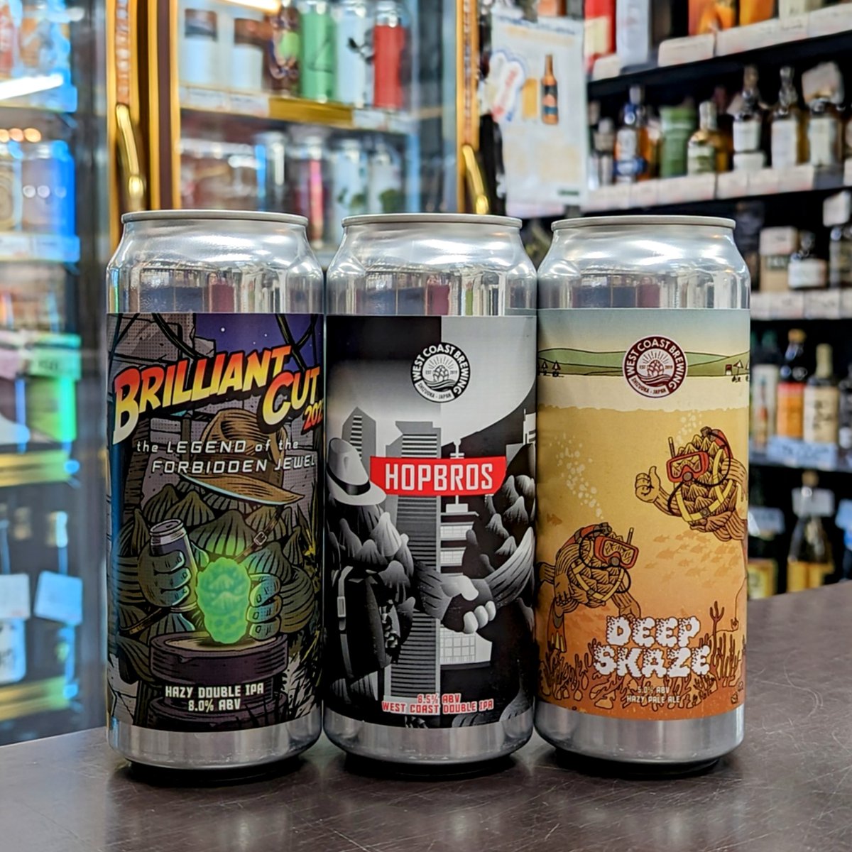inakiku_sake's tweet photo. #WestCoastBrewing
韓国 #CraftBrosBrewing とのコラボ✨
ダンクなWCダブルIPA
#HopBros
目黒 #TheSlopshop 4周年🍻
ジューシーで飲み口抜群のHazyダブルIPA
#BrilliantCut
フレッシュでフルーティでジューシーな
HazyPaleAle
#DeepSkaze
#craftbeer
#ビアスタグラム
#イナキク酒店
#大阪 #豊中 https://t.co/CF1XWicmvl