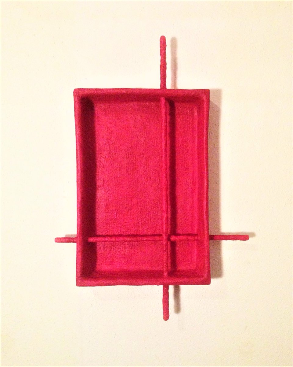 HerbertFlois's tweet photo. "Rote Schachtel I",2023(Red Box I)  #colourobject #artontwitter #artistoninstagram #artobject #artistontwitter #contemporaryart #austrianartist https://t.co/5hLyPvvl1N