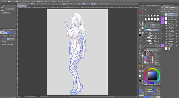 衣装指定の説明が1割もない時点で手癖で描くしかないんよなぁ(( 