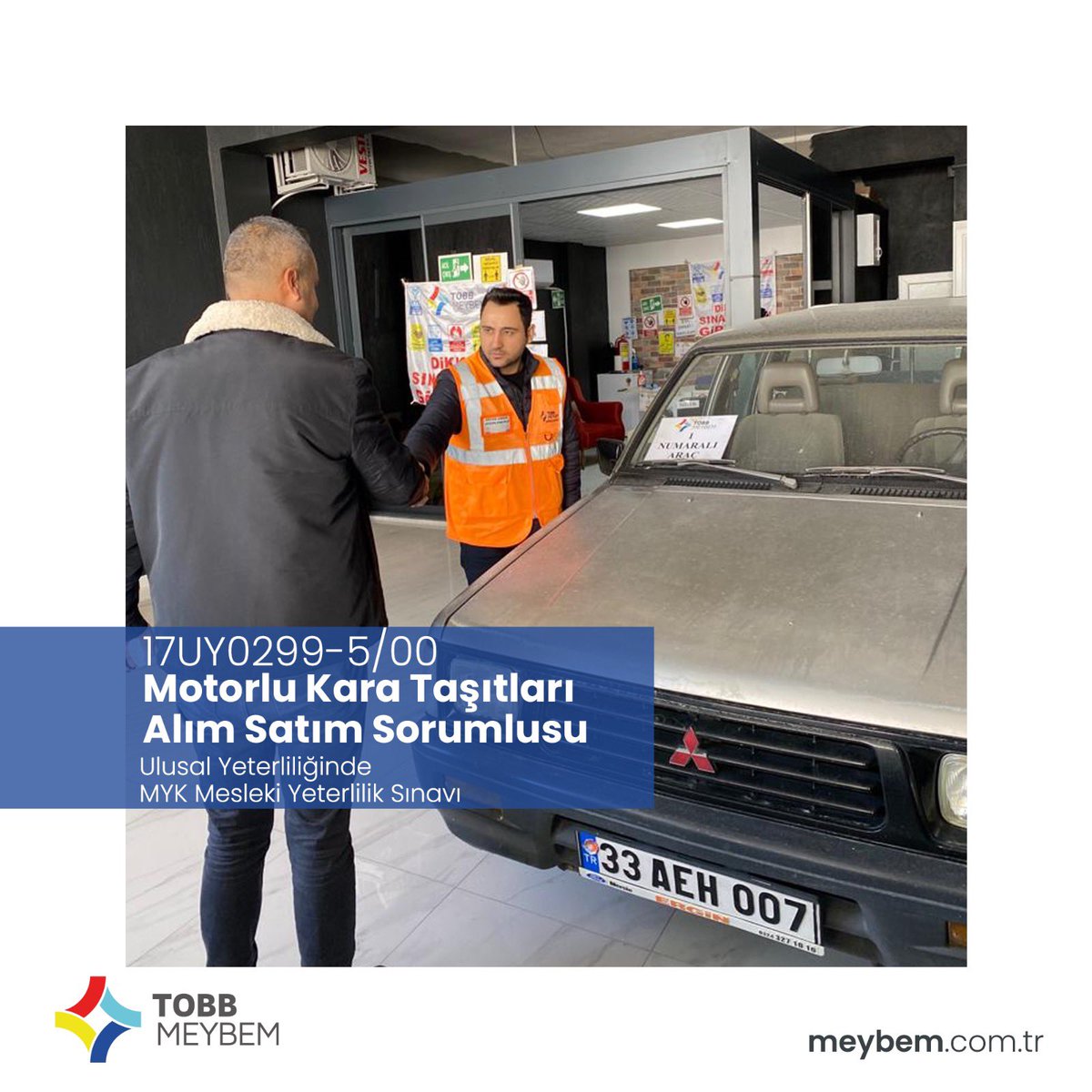 TOBBMeybem's tweet photo. 17UY0299-5/00 Motorlu Kara Taşıtları Alım Satım Sorumlusu ulusal yeterliliğinde MYK Meslek Yeterlilik sınavlarımız Mersin/Mut ilinde devam ediyor.
#tobb #meybem #motorlukarataşıtlarıalımsatımsorumlusu #muttso https://t.co/YsDEobuXvr