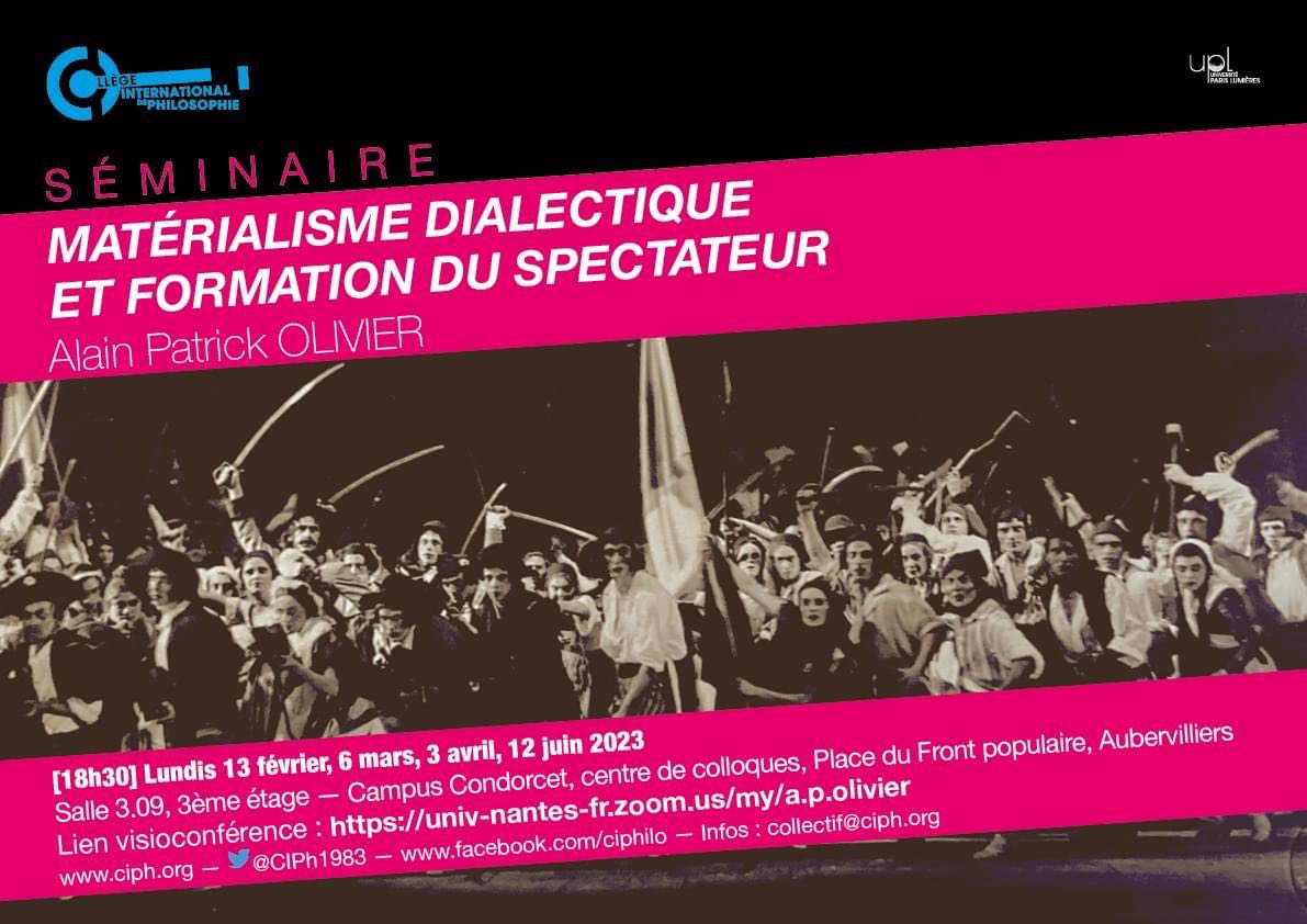 Troisième séance de séminaire lundi au <a href="/CIPh1983/">Collège international de philosophie</a>  <a href="/CREN_EA2661/">CREN</a> #mouvementsocial #materialism #dialectics #Marxism #criticalthinking #luttedesclasses avec intervention de <a href="/lyrafred/">Fred Lyra</a>
