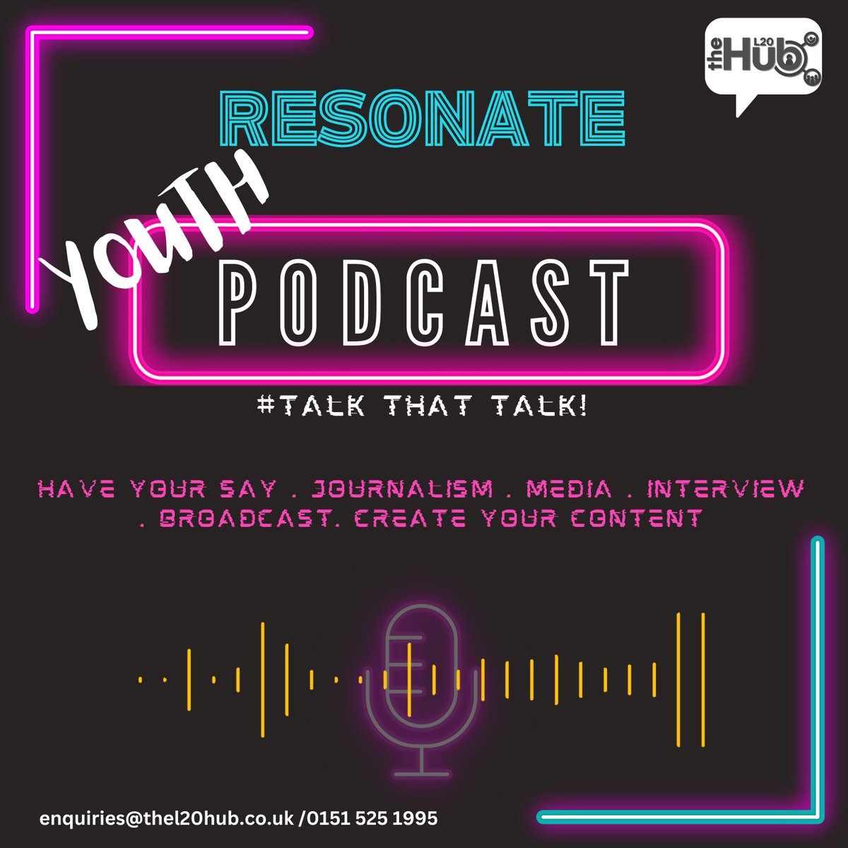 'RESONATE!'📢 If you are aged 10 - 16 and you'd like to be a part of the founding team driving the 'L20 Youth Media Movement' we are now taking expressions of interest! To express your interest drop us an email on: enquiries@thel20hub.couk / 0151 525 1995