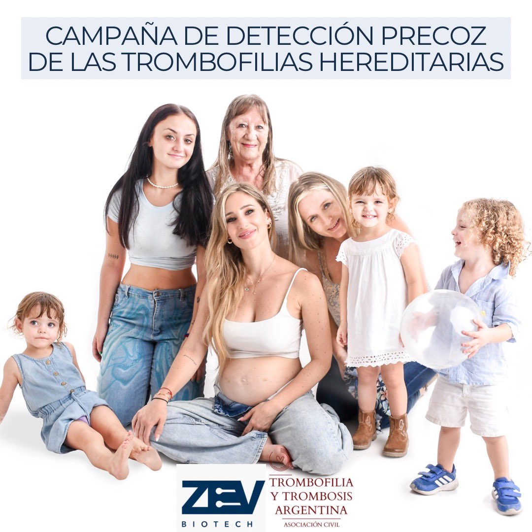 Campaña nacional y gratuita! 100 diagnósticos para 100 mujeres de 18 a 55 años con antecedentes propios o familiares de #trombosis . Por primera vez en Argentina! Esta campaña nos dará estadísticas que no existen en nuestro país aun. Inscripción 👉 bit.ly/AcáFormularioI…