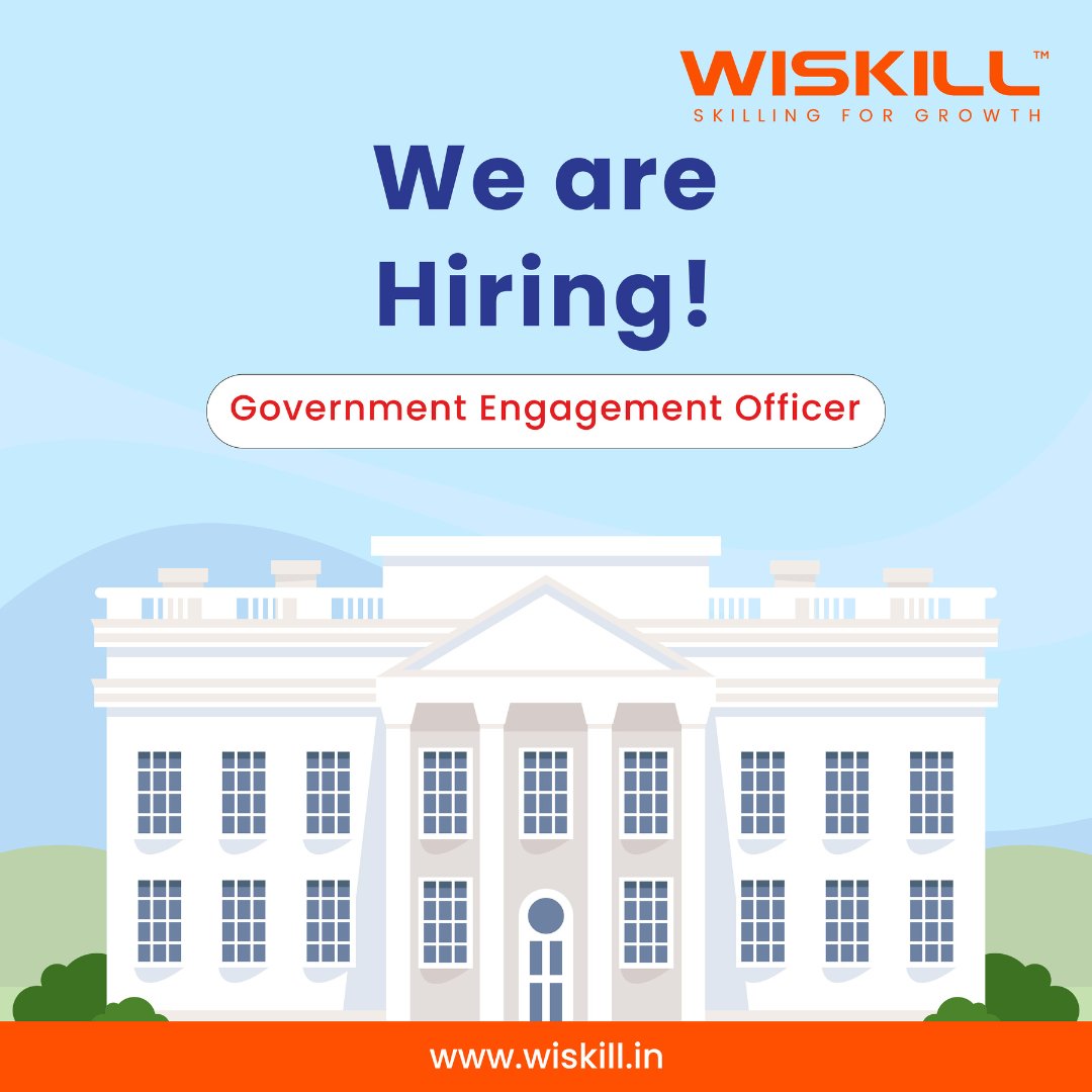 WiSkillOfficial's tweet photo. Wiskill is hiring a government engagement officer! who likes to be updated and organized! To know more, click the link below.
https://t.co/3CW32Fd9bY
#assessmenttestforjobs #jobcareertest #assessmentjobs #skilldevelopmentinstitutes #skilldevelopmentprograms https://t.co/F371E0EZC4