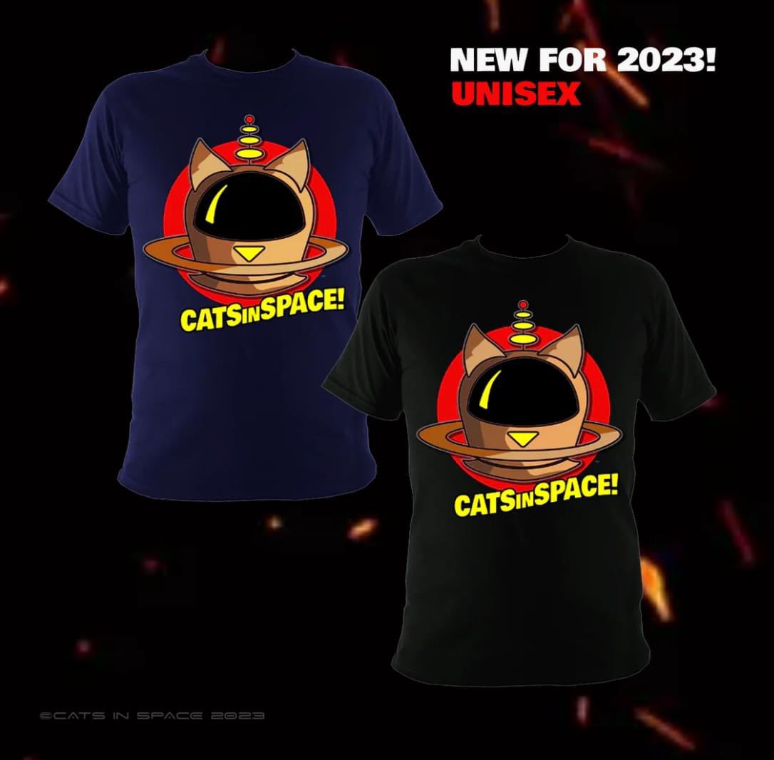 CATSinSPACEband's tweet photo. New #retropod tees available on our WebStore right now - available in unisex and ladies fit and black and blue options too!! Why not treat yourself on #bandshirtfriday!! 👏🏻👏🏻
https://t.co/wUna2v2jIr https://t.co/JAO7DBd5po