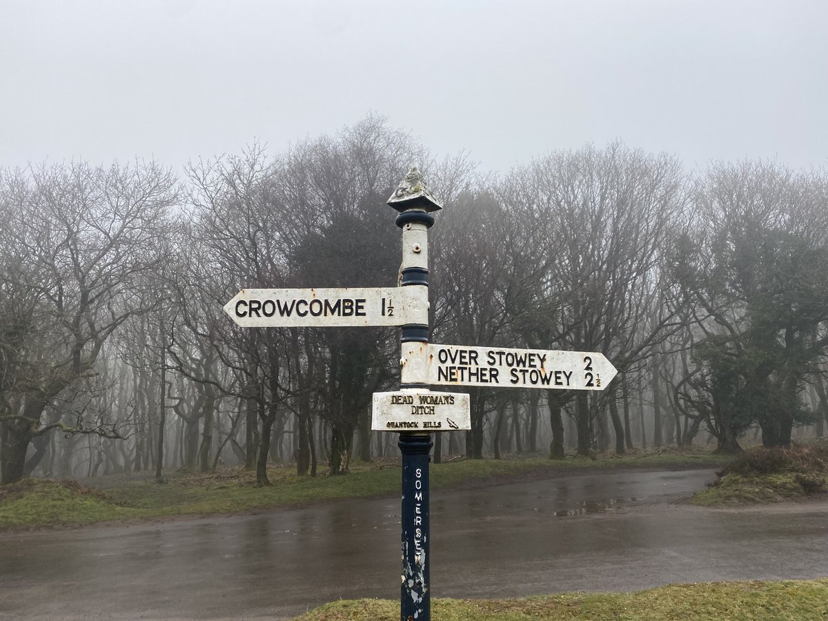 Dead Woman's Ditch #fingerpost on the #quantockhills #fingerpostfriday #quantockhillsaonb