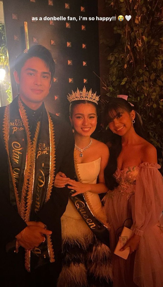 Our baby girl with the #StarMagicalProm King & Queen, #DonBelle! ✨ We are so happy for you, hairapbb! Your fan girl heart is definitely happy! 

#HairaPalaguitto | @palaguittohaira