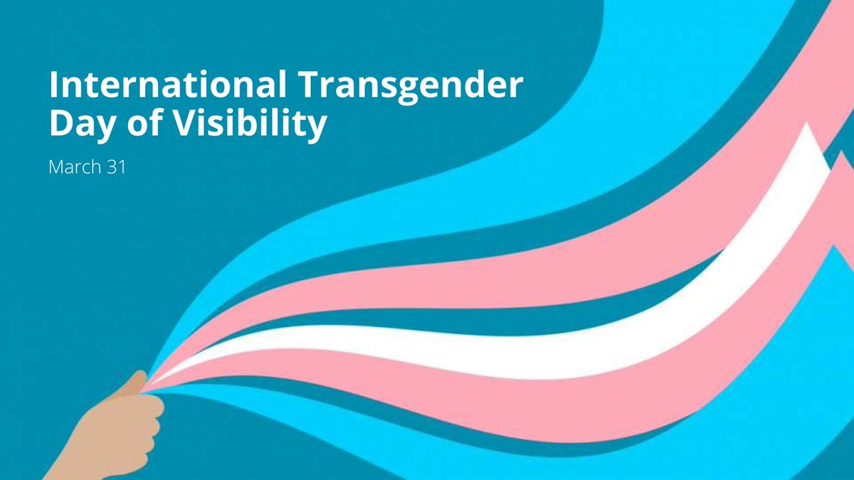 UNISON_NT's tweet photo. International Transgender Day of Visibility
Trans Day of Visibility takes place every 31 March. It marks a time to celebrate trans and non-binary people, and to raise awareness of the discrimination faced by the community worldwide.

https://t.co/8GvMJ322RR https://t.co/GL7CqPOaLJ