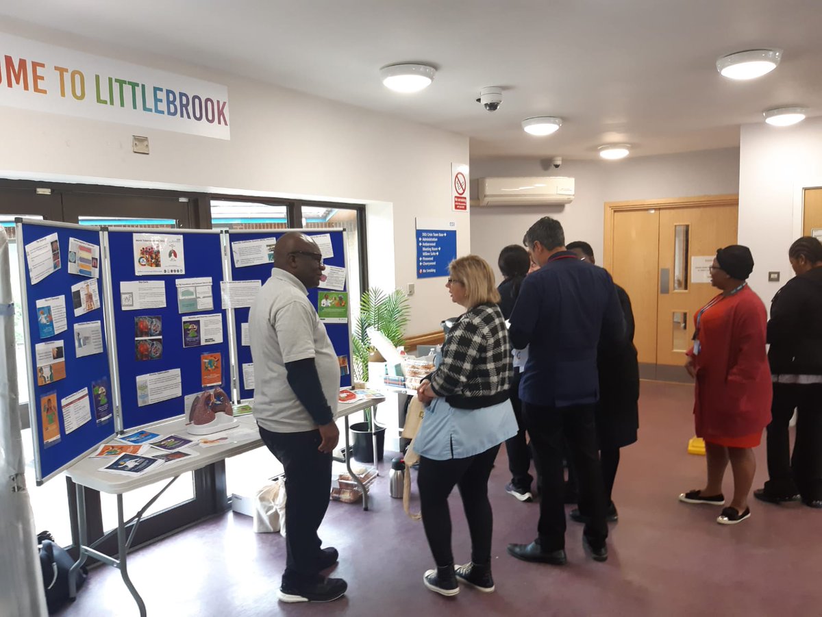 Great day on Wednesday at #kmptnhs discussing TB with the IPC Team and students #WorldTBDay