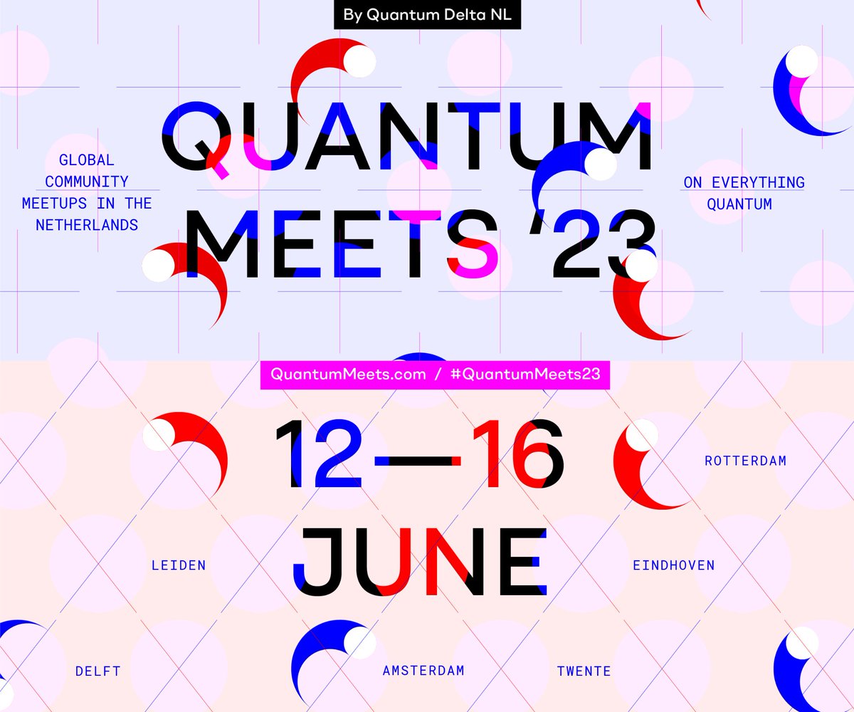 This year for the first time, Quantum Delta NL is hosting Quantum Meets: global community meetups on everything quantum throughout NL! Every year, Quantum Meets ‘23 will offer an inspiring and fun programme. We’re excited to Meet you there! quantummeets.com #QuantumMeets23