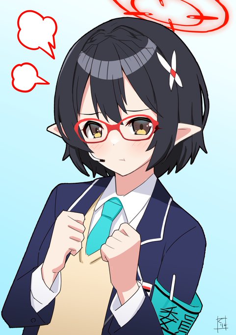 #ブルアカ アヤネさん(おこ) 