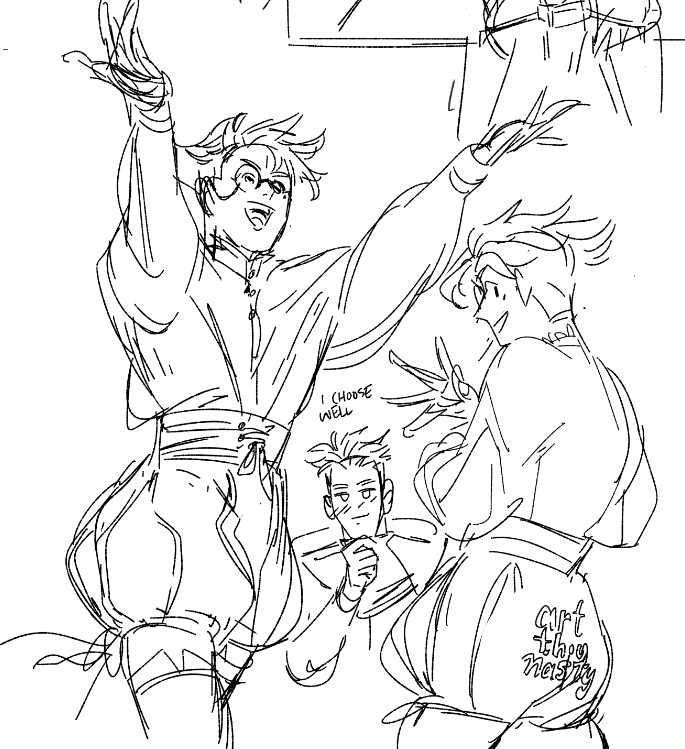 preparing for day 3 royal AU and somehow kni choose some balloon short for Vash 😚
he just let him walk around the castle like this ????
KNI you crazyyy

#KV #plantcest https://t.co/pps0MB5Omf 
