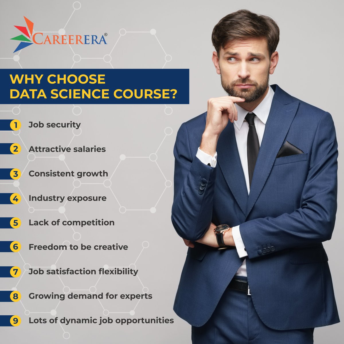 Careerera1's tweet image. You can become an expert at bringing about change by choosing data science.

Read More: careerera.com/blog/best-data…

#datascience #datasciencecourse #pgpindatascience #bigdata #deeplearning #dataanalysis #machinelearning