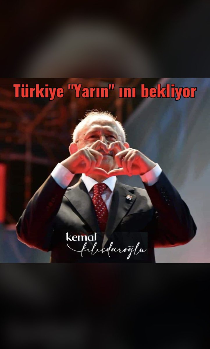 🔹 Kemal Kılıçdaroğlu, Türk bayrağını yarıya indirmedi. Andımız okunacak dedi.
🔹 Kemal Kılıçdaroğlu, Megri Megri şarkısını söylemedi. Sana Söz baharlar gelecek şarkısını söyledi
🔹Kemal Kılıçdaroğlu,Osman öcalanın mektubunu Trt’de okutmadı.Ülkücü Sinan ateşin eşi benim yol