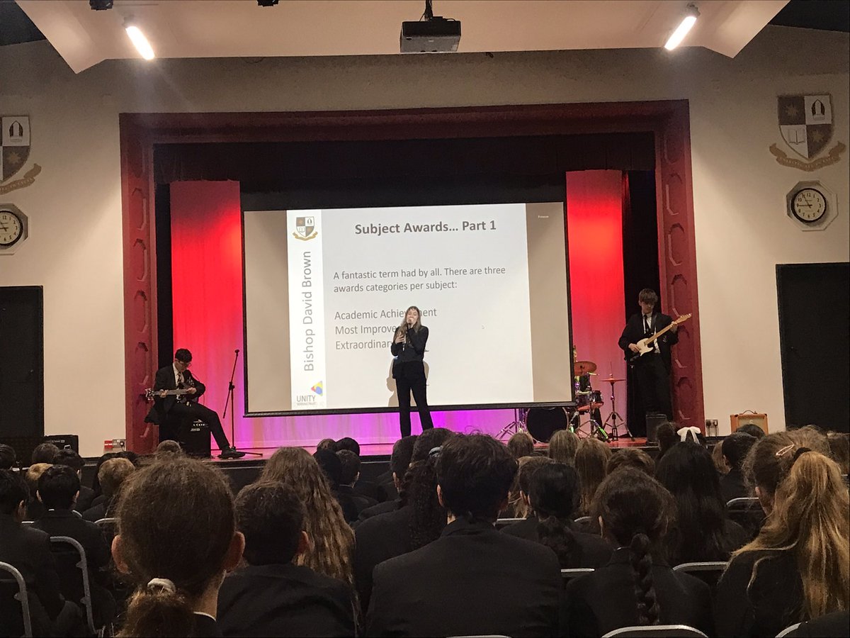 And so our day of celebration begins with Year 7 awards assembly. So much talent across <a href="/BDBSchool/">Bishop David Brown </a> <a href="/BDBSchool/">Bishop David Brown </a> <a href="/welovewoking/">We Love Woking</a> <a href="/ThePiXLNetwork/">PiXL</a>