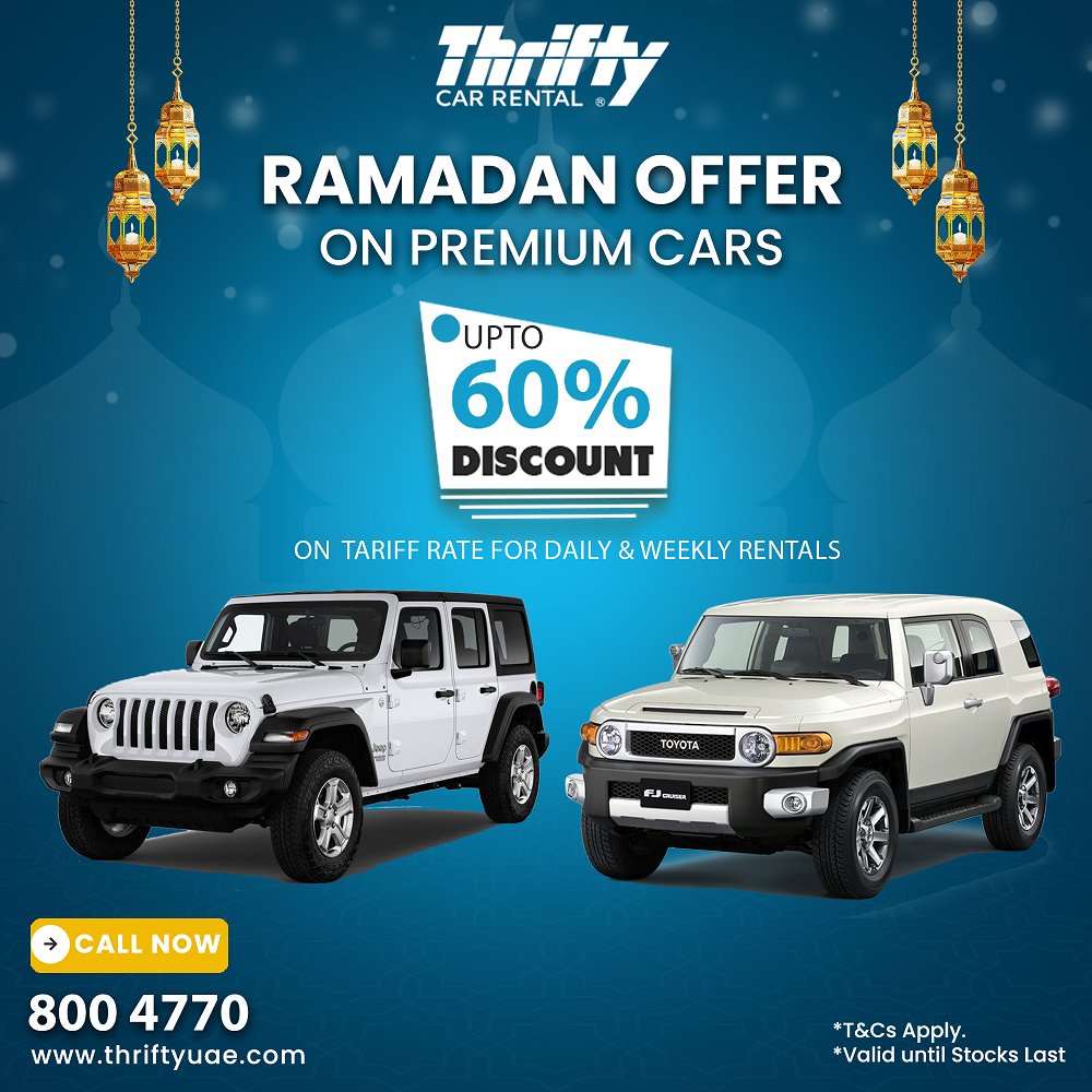 Thrifty Car Rental UAE (@thriftyuae) / Twitter