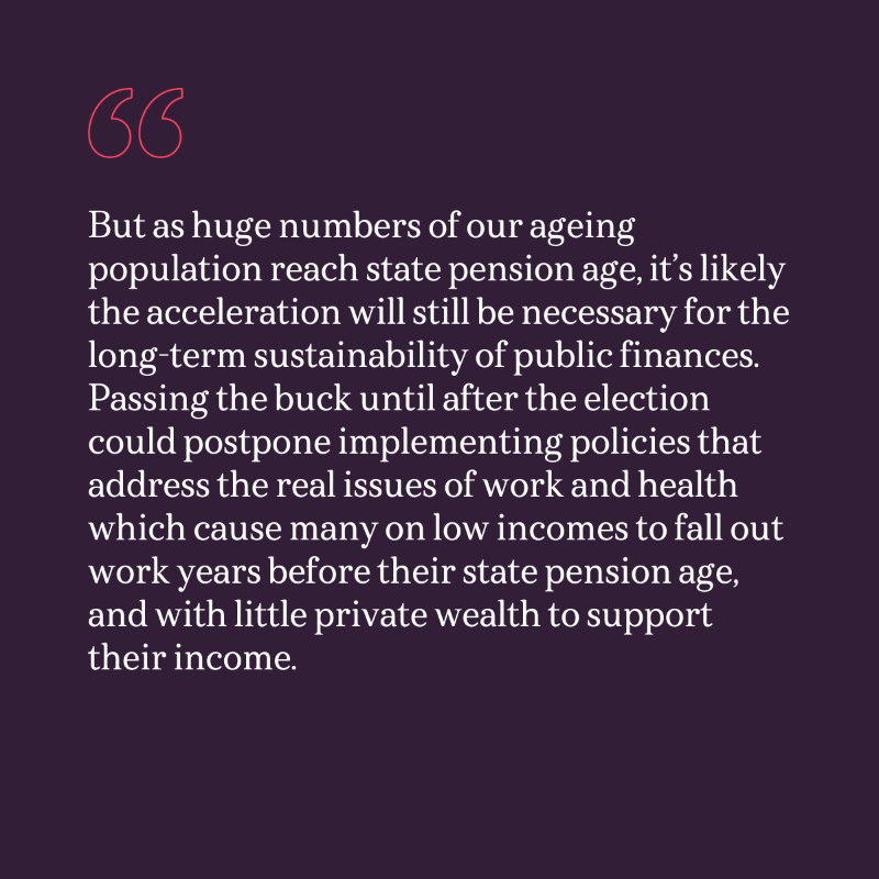 PhoenixGroupUK's tweet photo. 👉 In light of today’s confirmation that the government are delaying a decision to accelerate the #StatePension age increase, @csfoot
shares her thoughts on the potential impact.

*Phoenix Insights research was undertaken in partnership with Frontier Economics. March 2023