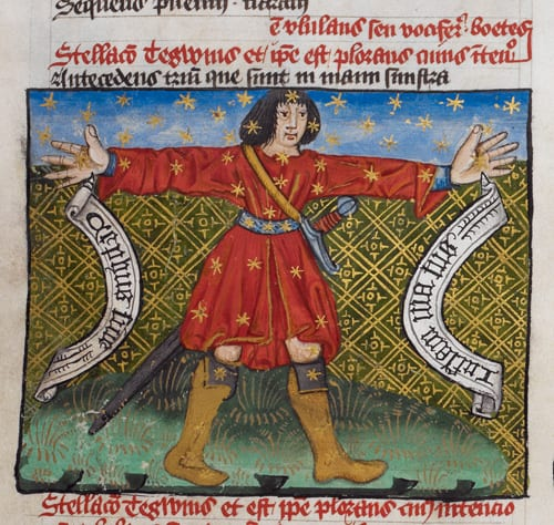 It's International #HugAMedievalistDay! Consider yourself warmly "gehelset"! British Library, MS Arundel 66, f. 34