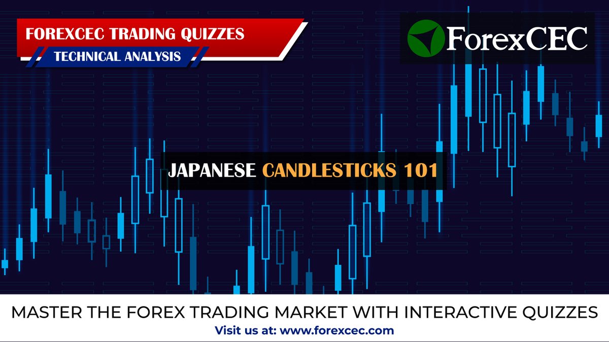 ForexCEC's tweet photo. Candlestick charts are a popular form of technical analysis that originated in Japan during 18th century. They provide a visual of price movements and important patterns/trends.

✎ Find out more
https://t.co/J8us3eNteY

➡️Register here with us
 https://t.co/7PIXUdWrzR

#quizzes https://t.co/tOQ76a8GIE