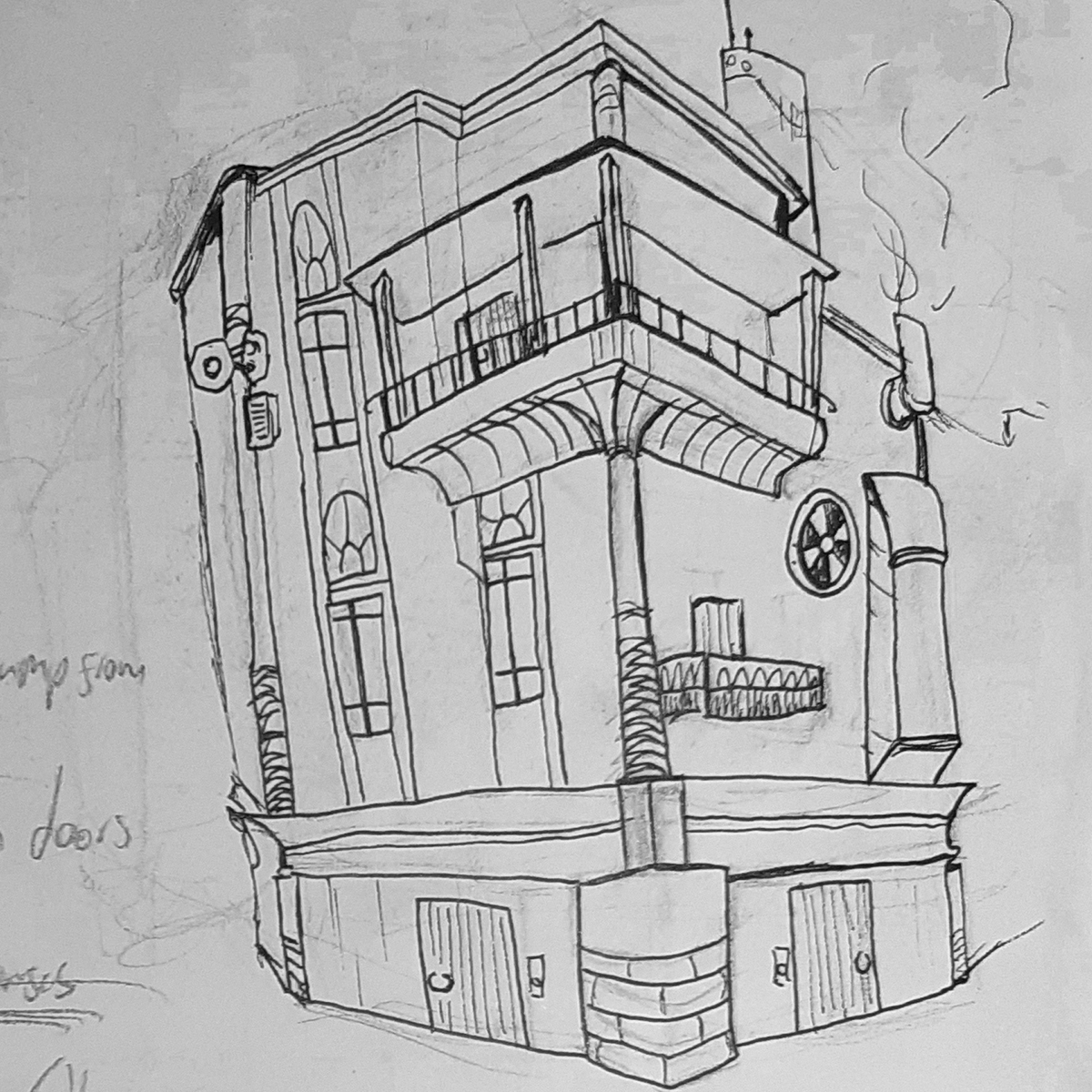 cuppakill's tweet photo. The architecture of Incarnage takes light inspiration from buildings in Rome, while keeping to game's futuristic setting.
#GameLocation #GameLevel #ConceptArt https://t.co/UuEUfurgdI