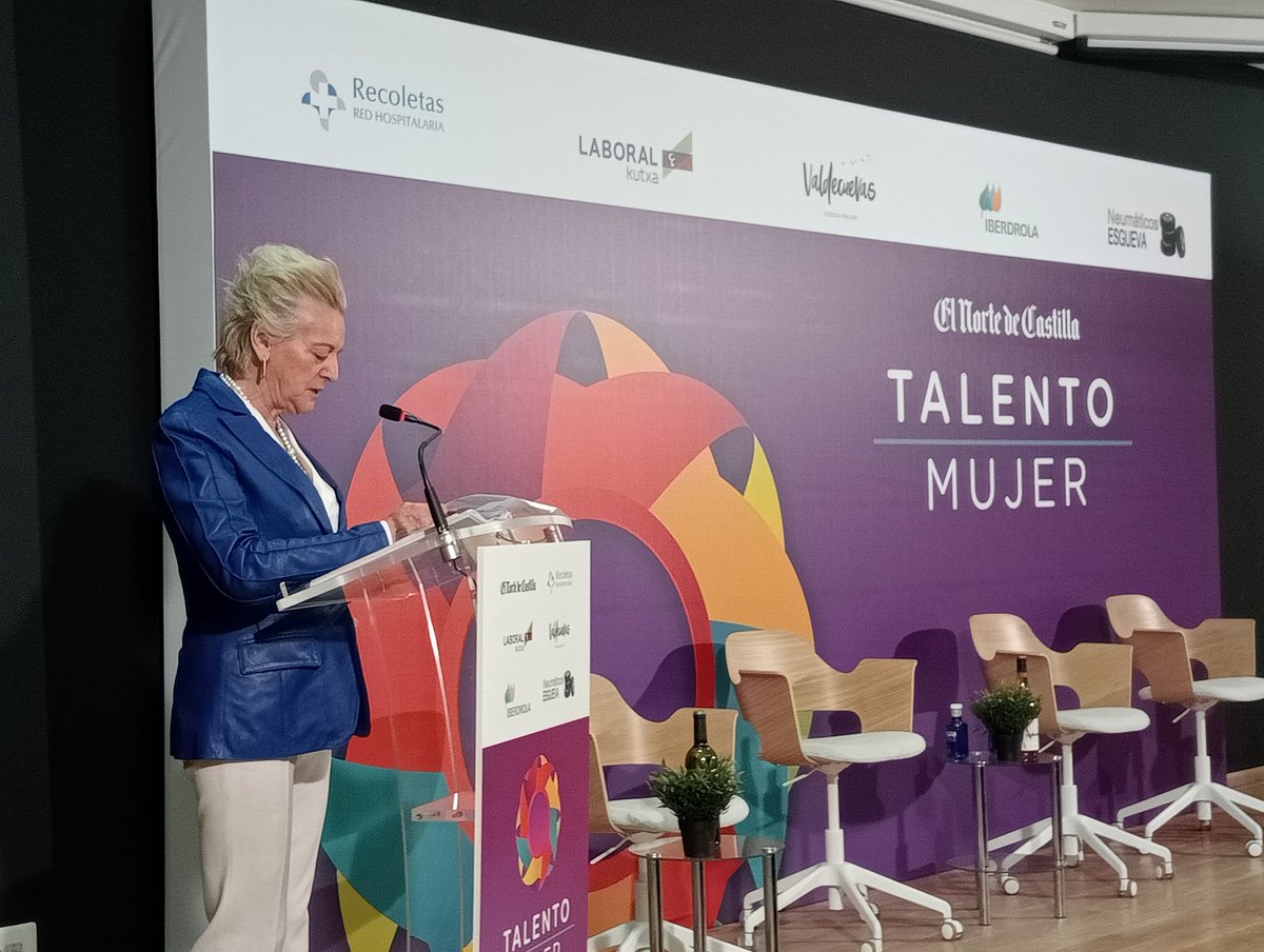 nortecastilla's tweet photo. María Luisa Segoviano es la encargada de abrir la primera jornada de Talento Mujer.
Empieza el foro profesional de las mujeres que inspiran.
#talentomujer https://t.co/V9jMzmBCea
