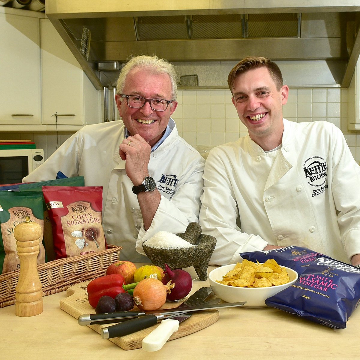 🎈Happy 35th Birthday to Us!🎈⁠
To celebrate here's a deep dive into the KETTLE archive from over the years... from our first range of chips and our adventurous founders to Chef Chris, handing over the apron to our current Chef, Phil!⁠
⁠
Here's to the next 35 years!⁠